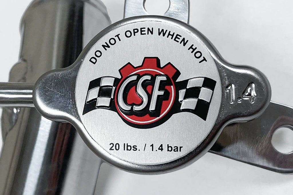 CSF #8044 FR-S/BRZ/86/GR86 All-Aluminum Filler Neck w/1.4 bar High Pressure Radiator Cap