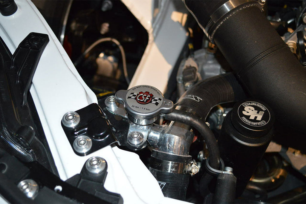CSF #8044 FR-S/BRZ/86/GR86 All-Aluminum Filler Neck w/1.4 bar High Pressure Radiator Cap