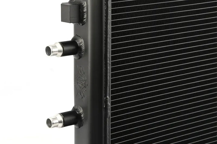 CSF #8075V BMW F8X M3/M4 Front Mount Heat Exchanger w/ rock guard - Black
