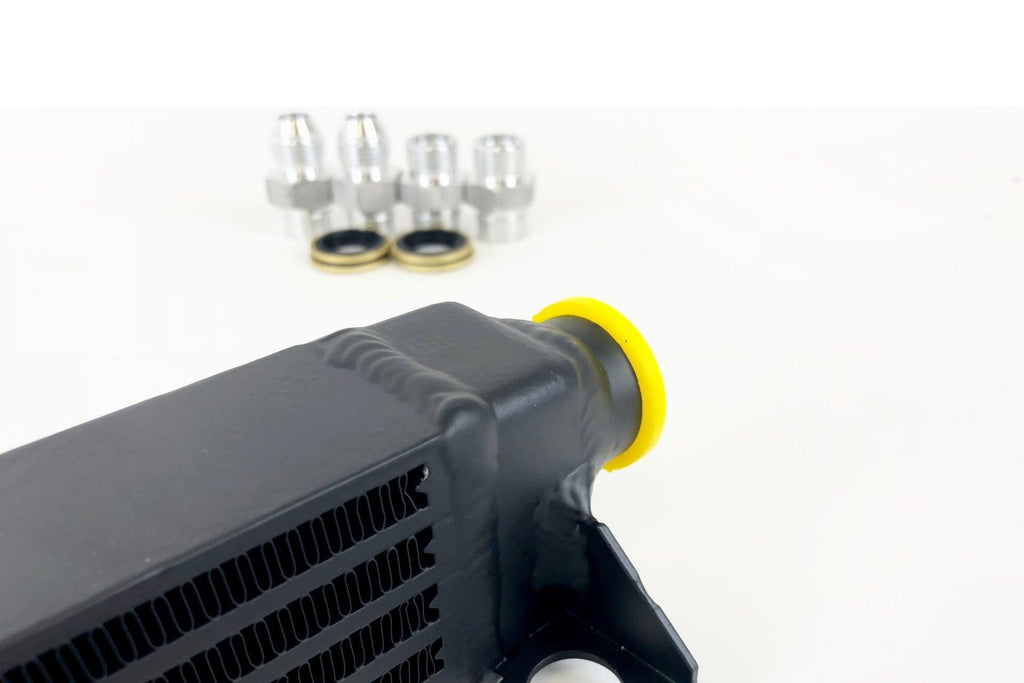 CSF #8092 BMW E30 Oil Cooler w/ fittings for OEM style and AN-10 male connections