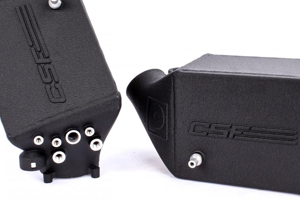 CSF #8109 BMW F1X M5 & M6 Twin Charge-Air-Cooler Set - Crinkle Black Finish