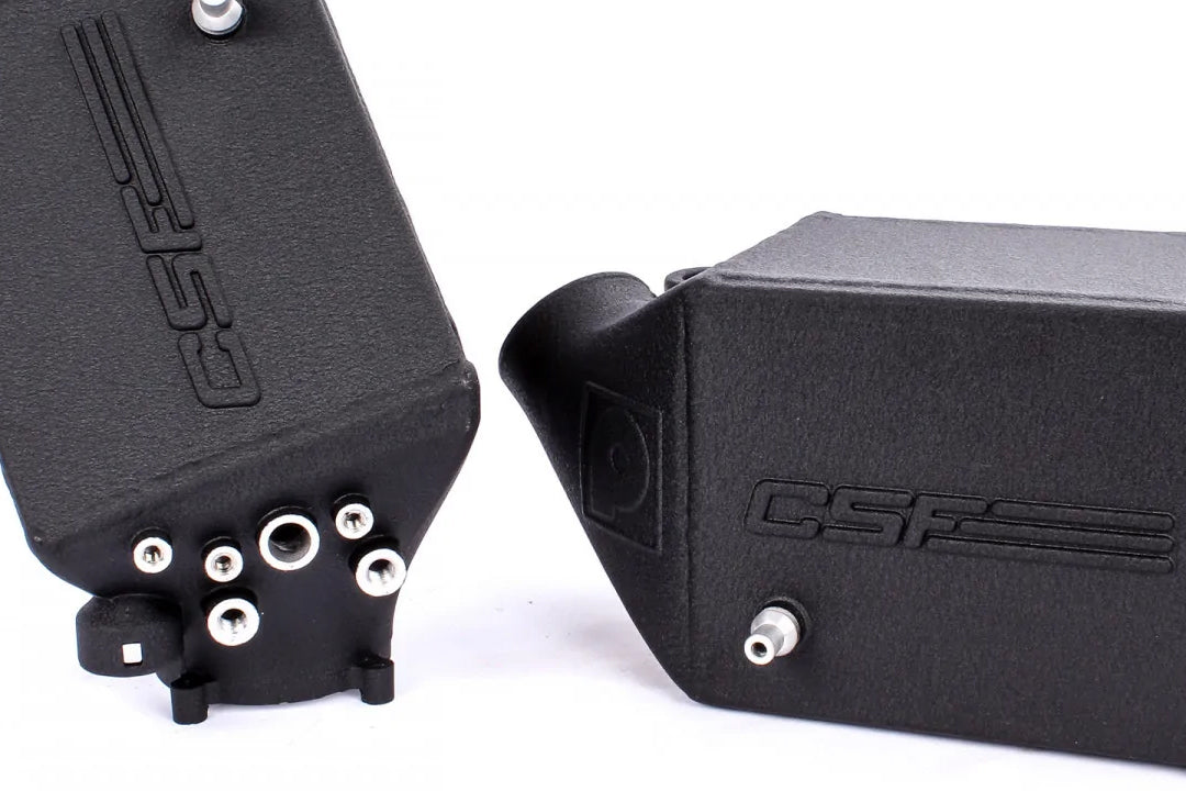 CSF #8109 BMW F1X M5 & M6 Twin Charge-Air-Cooler Set - Crinkle Black Finish