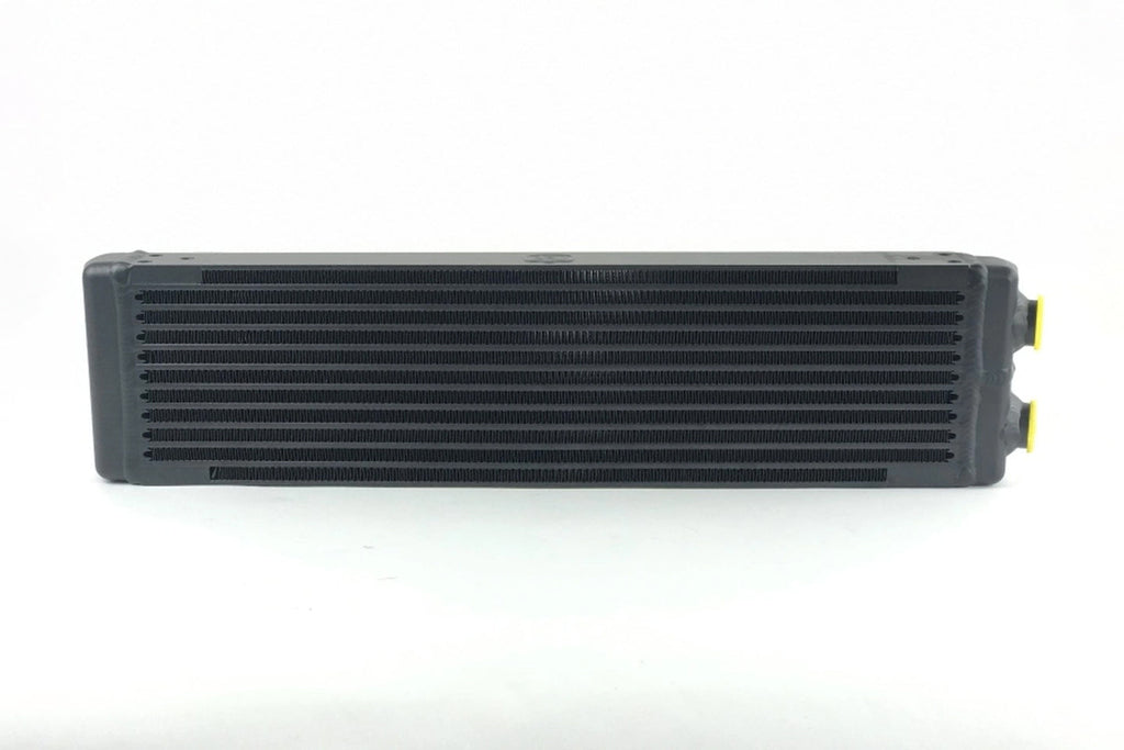 CSF #8110 Universal Dual-Pass Oil Cooler / IROC Porsche / M22x1.5 / 24L x 5.75H x 2.16W