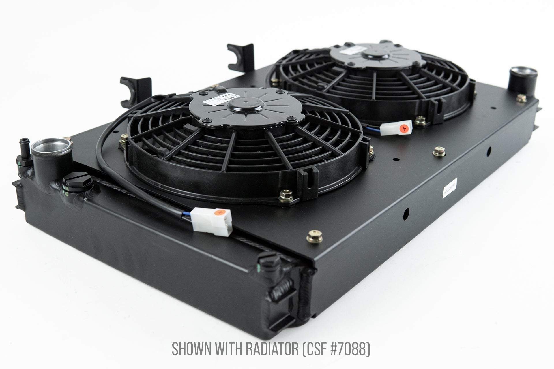 CSF #8180 Porsche 944 / 924S All-Aluminum Fan Shroud w/ Dual 9-inch SPAL Fan