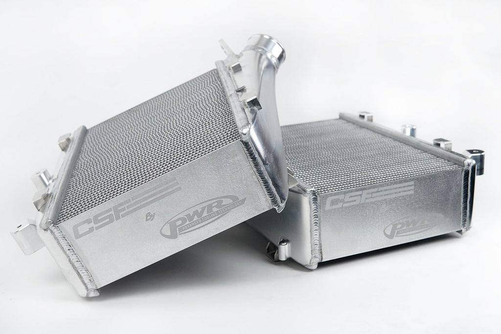 CSF #8194 Audi C8 RS6/RS7 High-Performance Twin Intercooler Set - Raw Billet