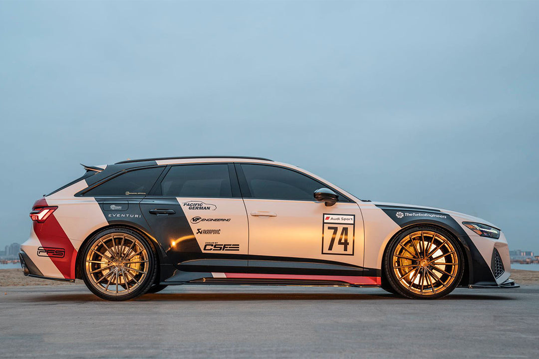 CSF #8194 Audi C8 RS6/RS7 High-Performance Twin Intercooler Set - Raw Billet