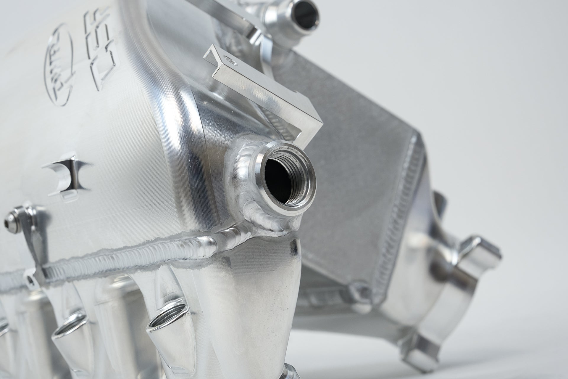 CSF #8233 BMW S58 "Level-Up" Charge Air Cooler Manifold - Raw Billet