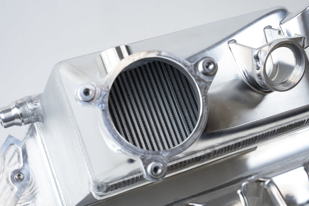 CSF #8233 BMW S58 "Level-Up" Charge Air Cooler Manifold - Raw Billet