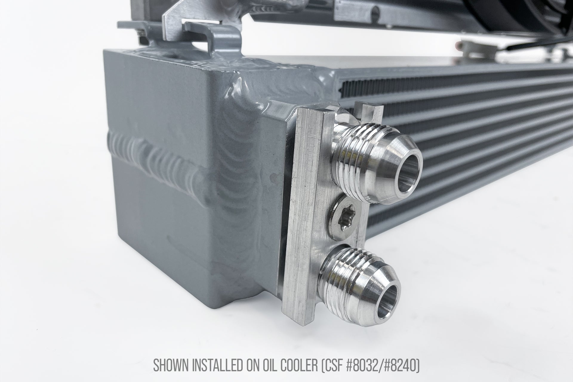 CSF #8241 BMW S54 Swap E36 Oil Cooler -10 AN Fitting Adapter