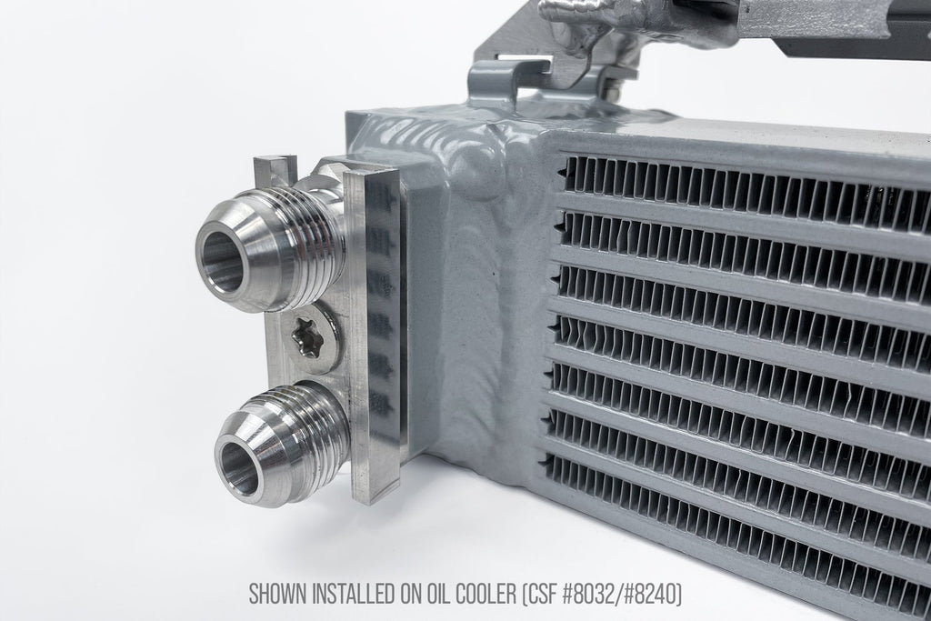 CSF #8241 BMW S54 Swap E36 Oil Cooler -10 AN Fitting Adapter
