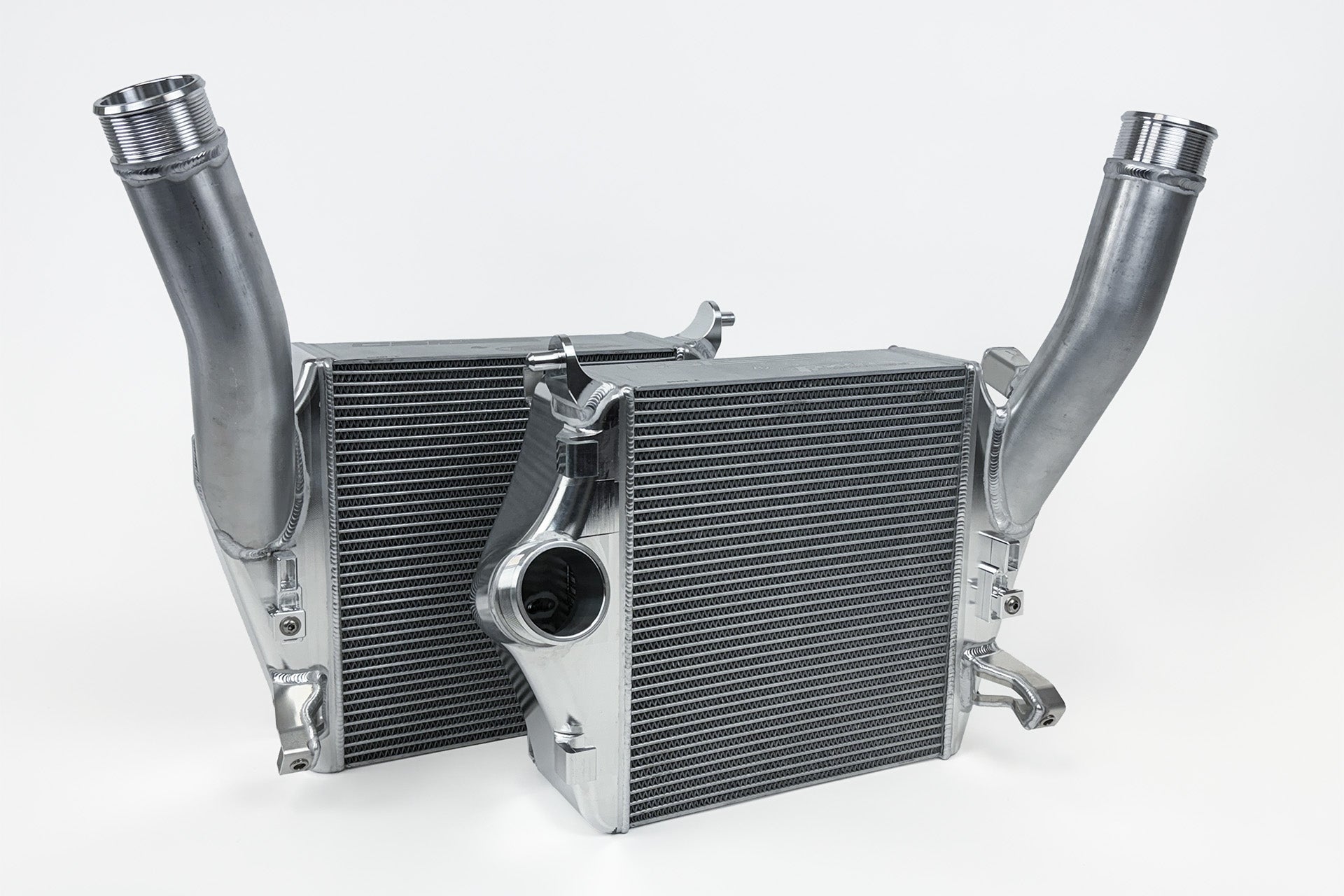 CSF #8280 Audi SQ7 / SQ8 Twin Intercooler Set - Raw Billet