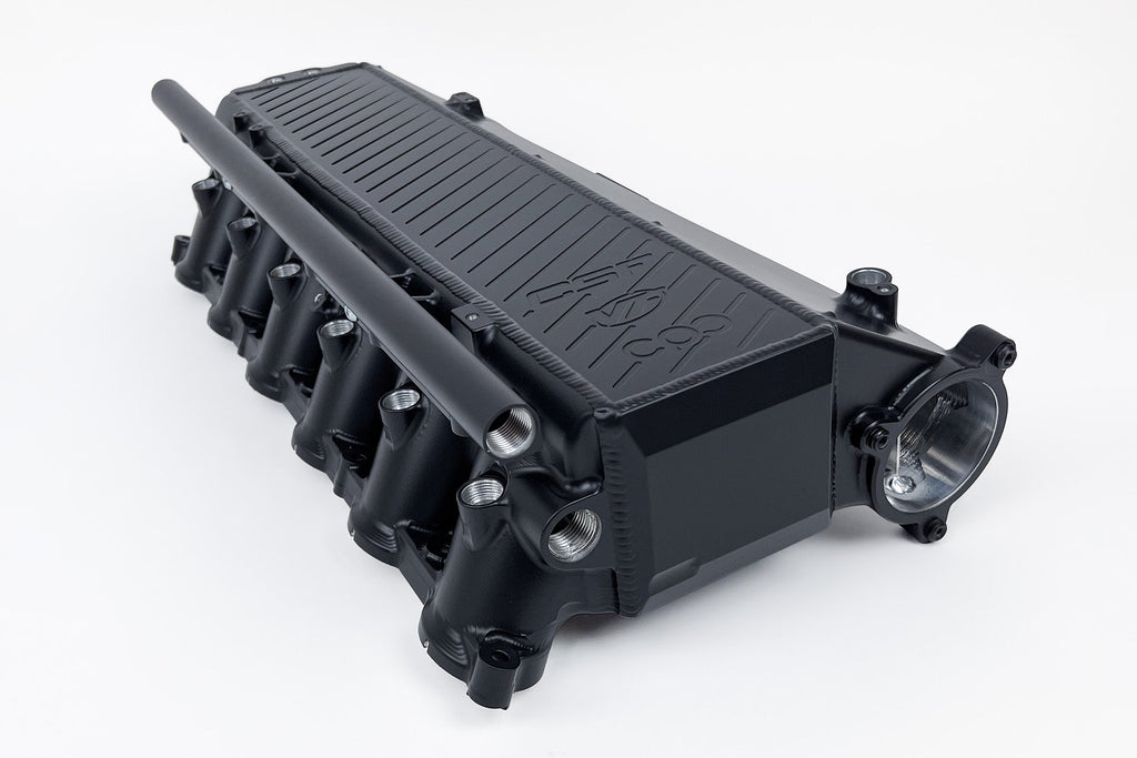 CSF #8300B BMW Gen 1 B58 Charge Air Cooler Manifold - Thermal Dispersion Black