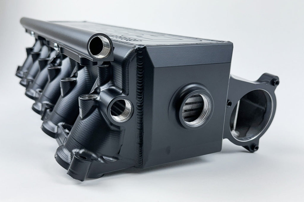 CSF #8400B BMW Gen 2 B58 Race X Charge Air Cooler Manifold - Thermal Dispersion Black