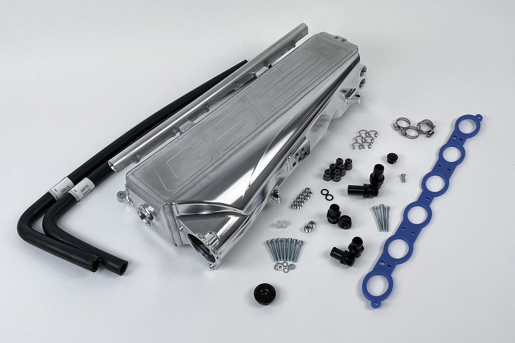 CSF #8400 BMW Gen 2 B58 Race X Charge Air Cooler Manifold - Raw Billet