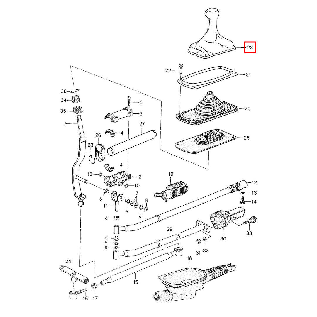 Porsche 993 Carrera RS Gear Knob