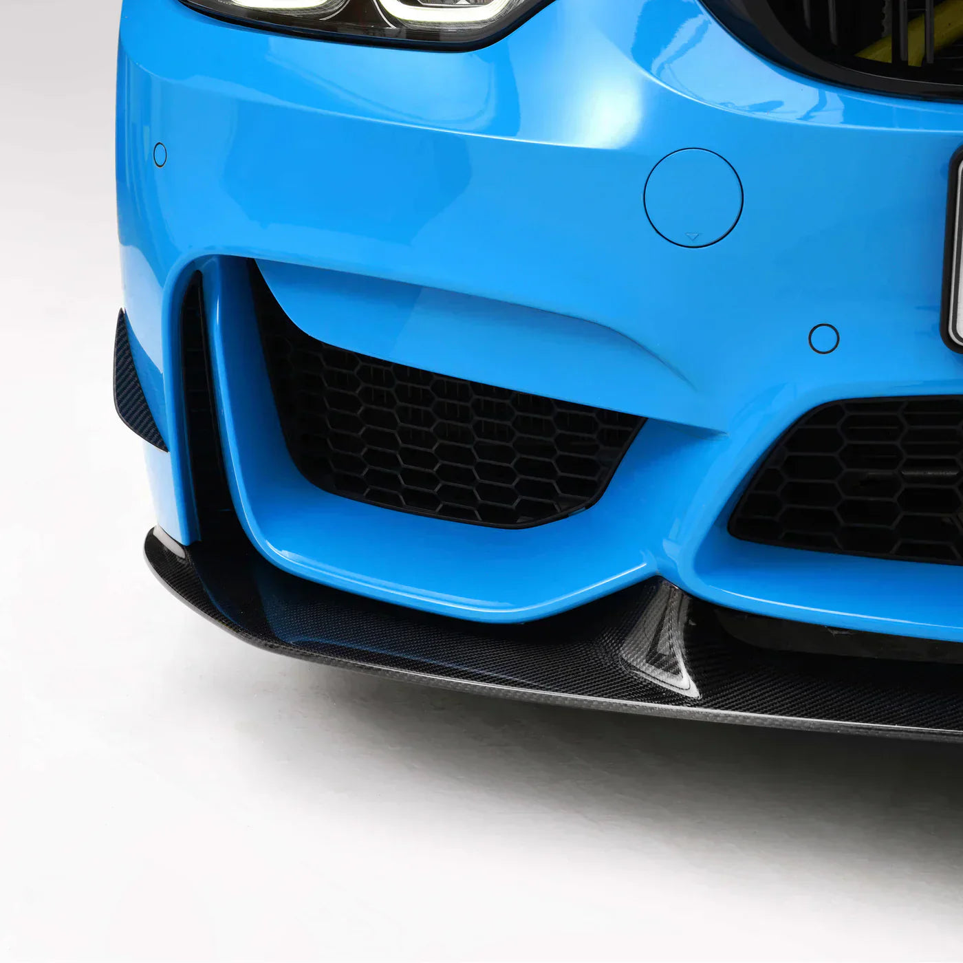 BMW F8X M3/M4 CARBON FIBER FRONT BUMPER CANARDS