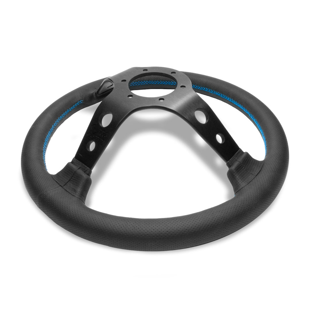 ATC Sprint Full Deep Cone95 Steering Wheel - Black Airleather Black Spokes 330mm