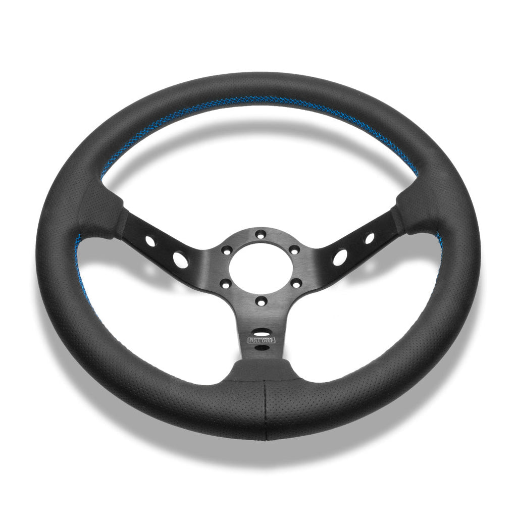 ATC Sprint Full Deep Cone95 Steering Wheel - Black Airleather Black Spokes 330mm