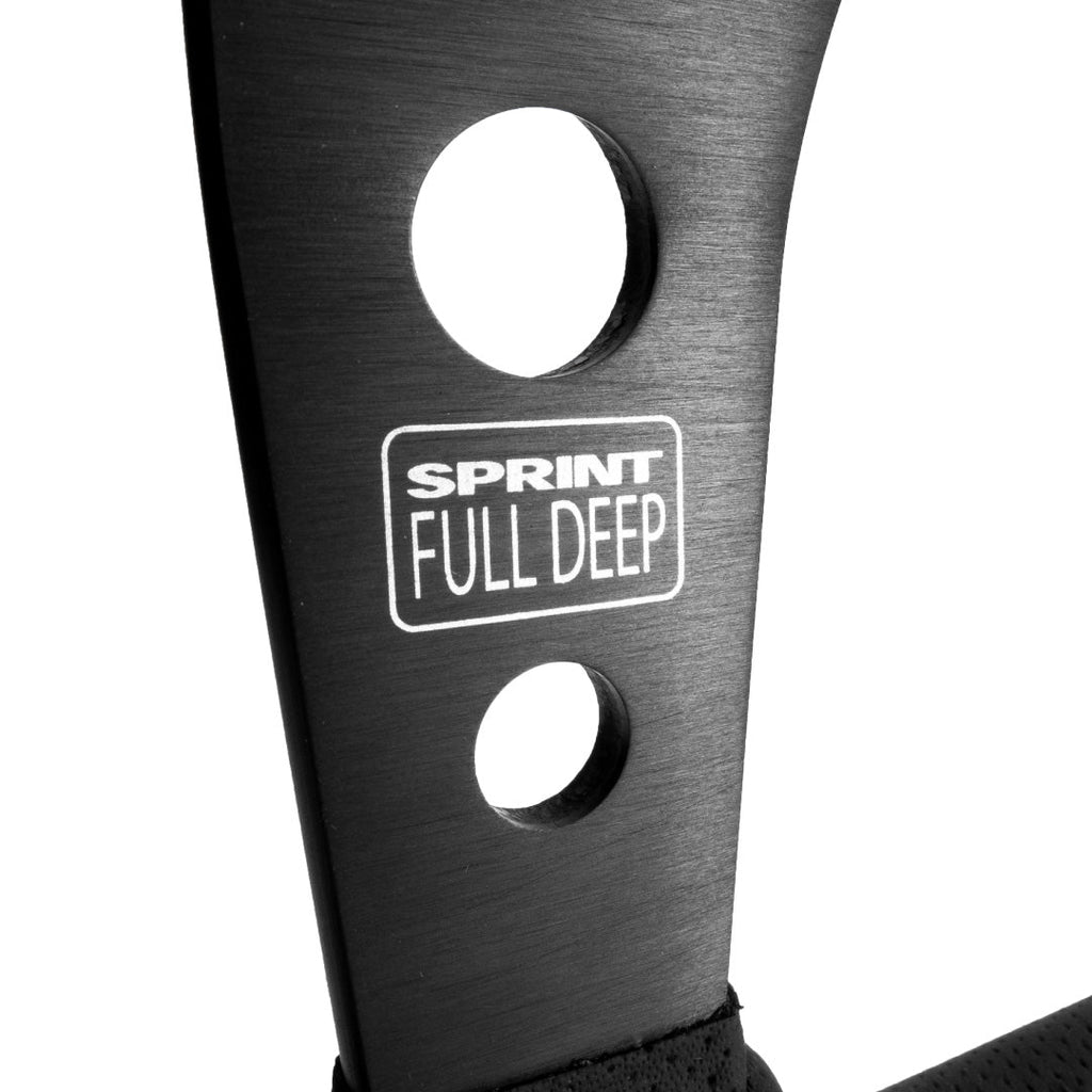 ATC Sprint Full Deep Cone95 Steering Wheel - Black Airleather Black Spokes 330mm