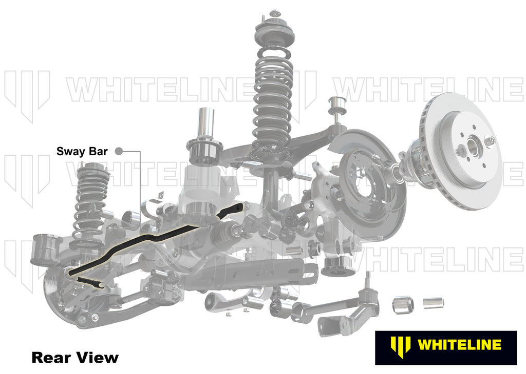 WhiteLine - Rear Anti Roll Bar - 24mm 3 Point Adjustable to Suit Mitsubishi Lancer Evo 4 5 6 7 8 9