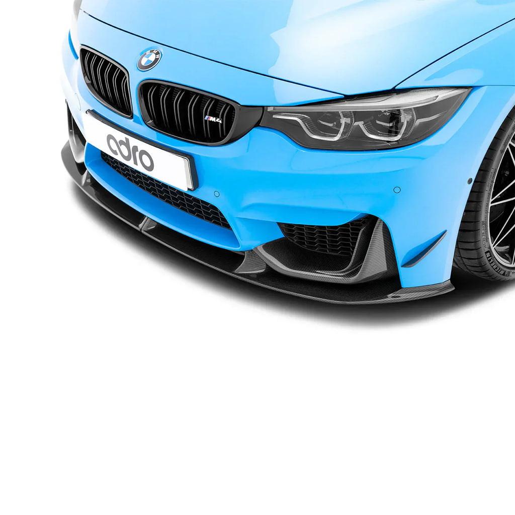 BMW F8X M3/M4 CARBON FIBER FRONT BUMPER CANARDS