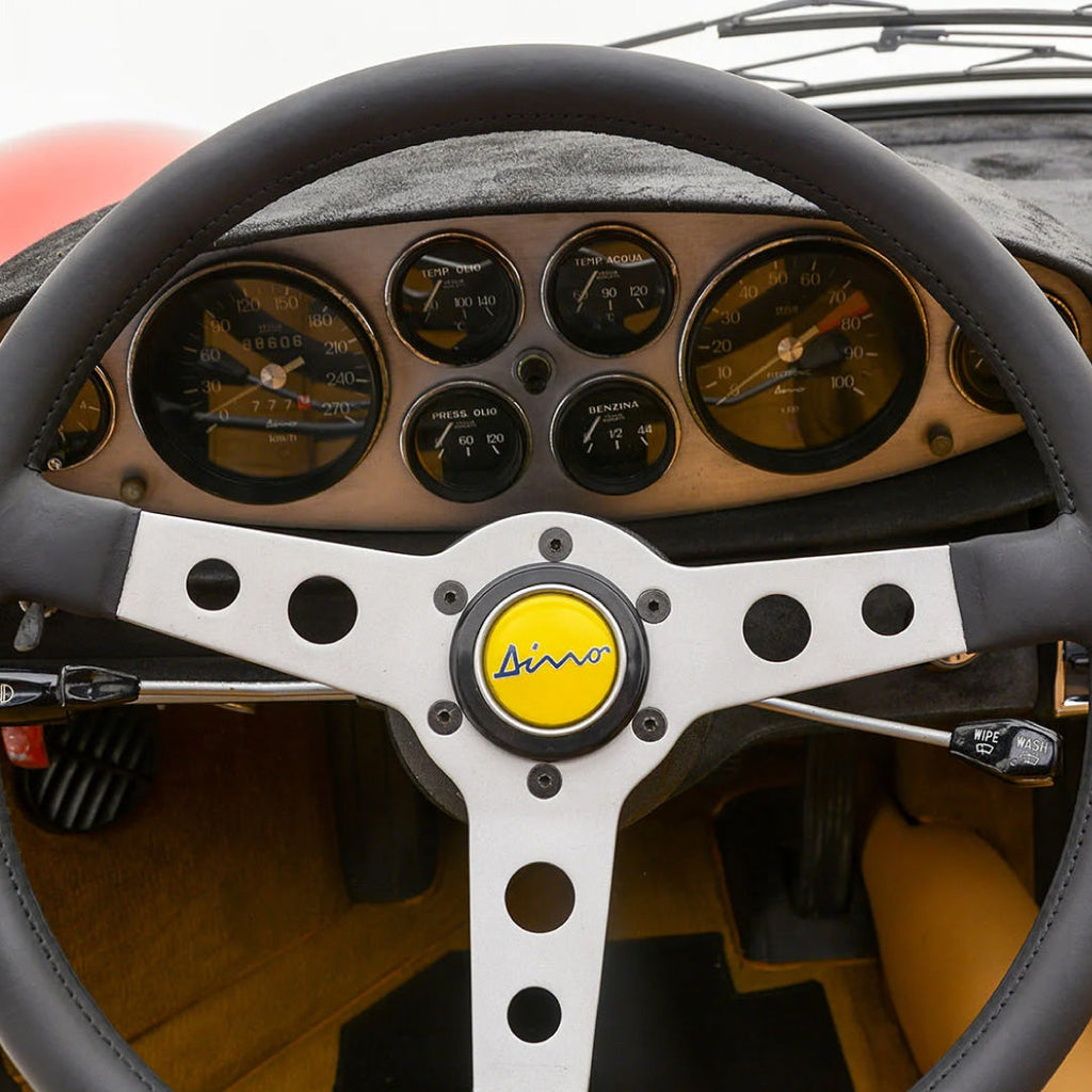 Dino Horn Button - Silver Ring