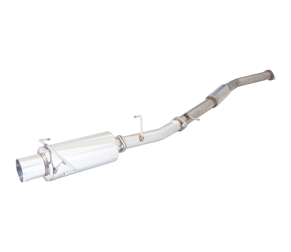 Nissan Silvia / 200SX (S14, S15) - 1994 - 2002 - 3" Cat-Back System, 409 Raw Stainless Steel