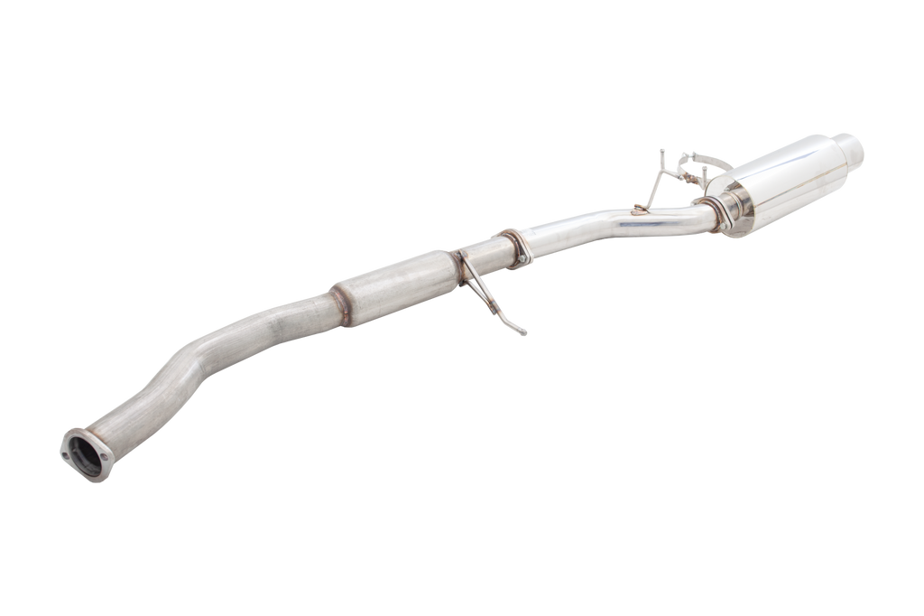 Nissan Silvia / 180SX (S13) - 1989 - 1994 - 3" Cat-Back System, 409 Raw Stainless Steel