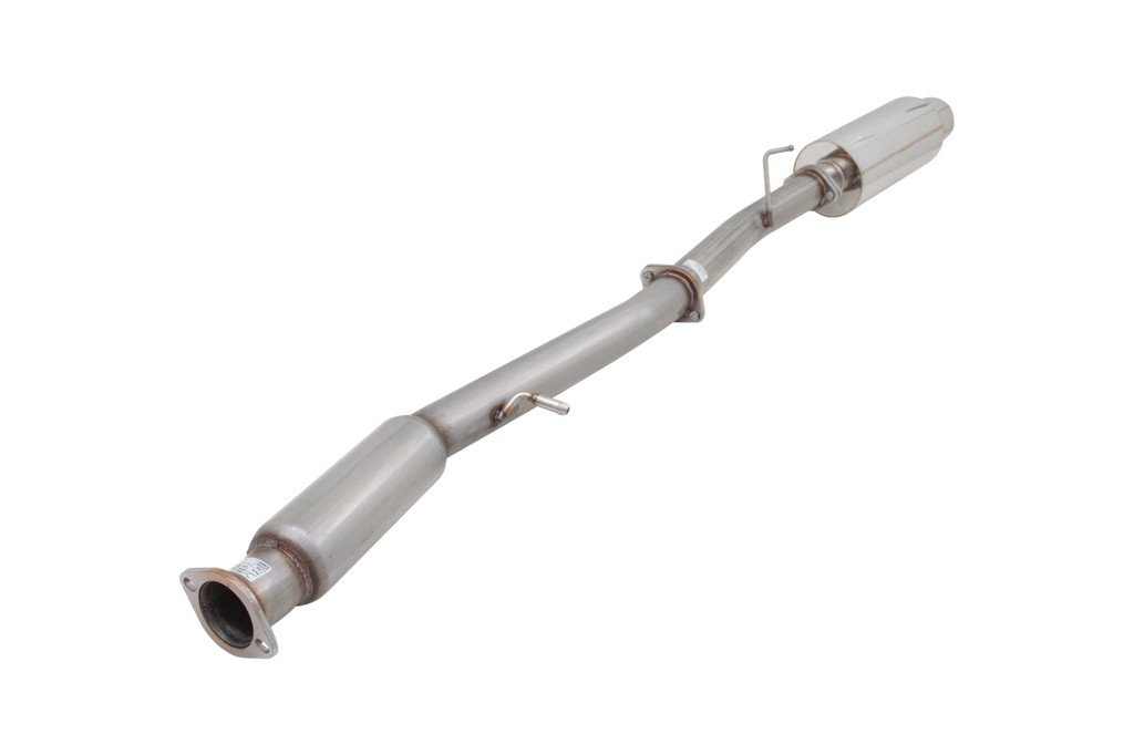 Subaru Impreza WRX - 1994 - 2007 - 3" Cat-Back System with Straight-Out Cannon Muffler, 409 Raw Stainless Steel