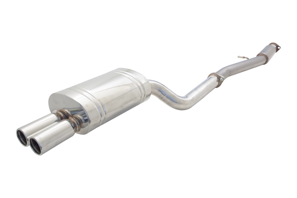 Subaru Impreza WRX (GC, GD, GG) - 1994 - 2007 - 3" Cat-Back System with Oval Twin-Tip Muffler, 409 Raw Stainless Steel