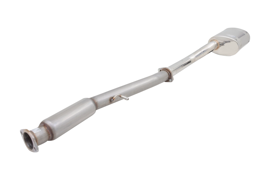 Subaru Impreza WRX (GC, GD, GG) - 1994 - 2007 - 3" Cat-Back System with Oval Twin-Tip Muffler, 409 Raw Stainless Steel