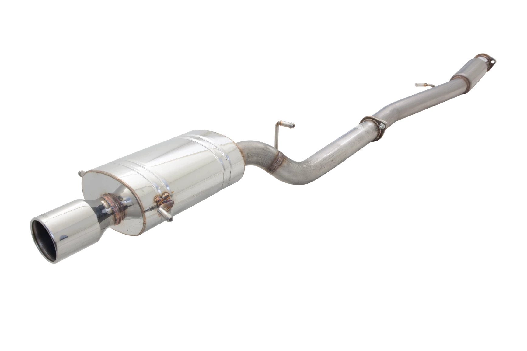 Subaru Impreza WRX (GC, GD, GG) - 1994 - 2007 - 3" Cat-Back System with Oval Single-Tip Muffler, 409 Raw Stainless Steel