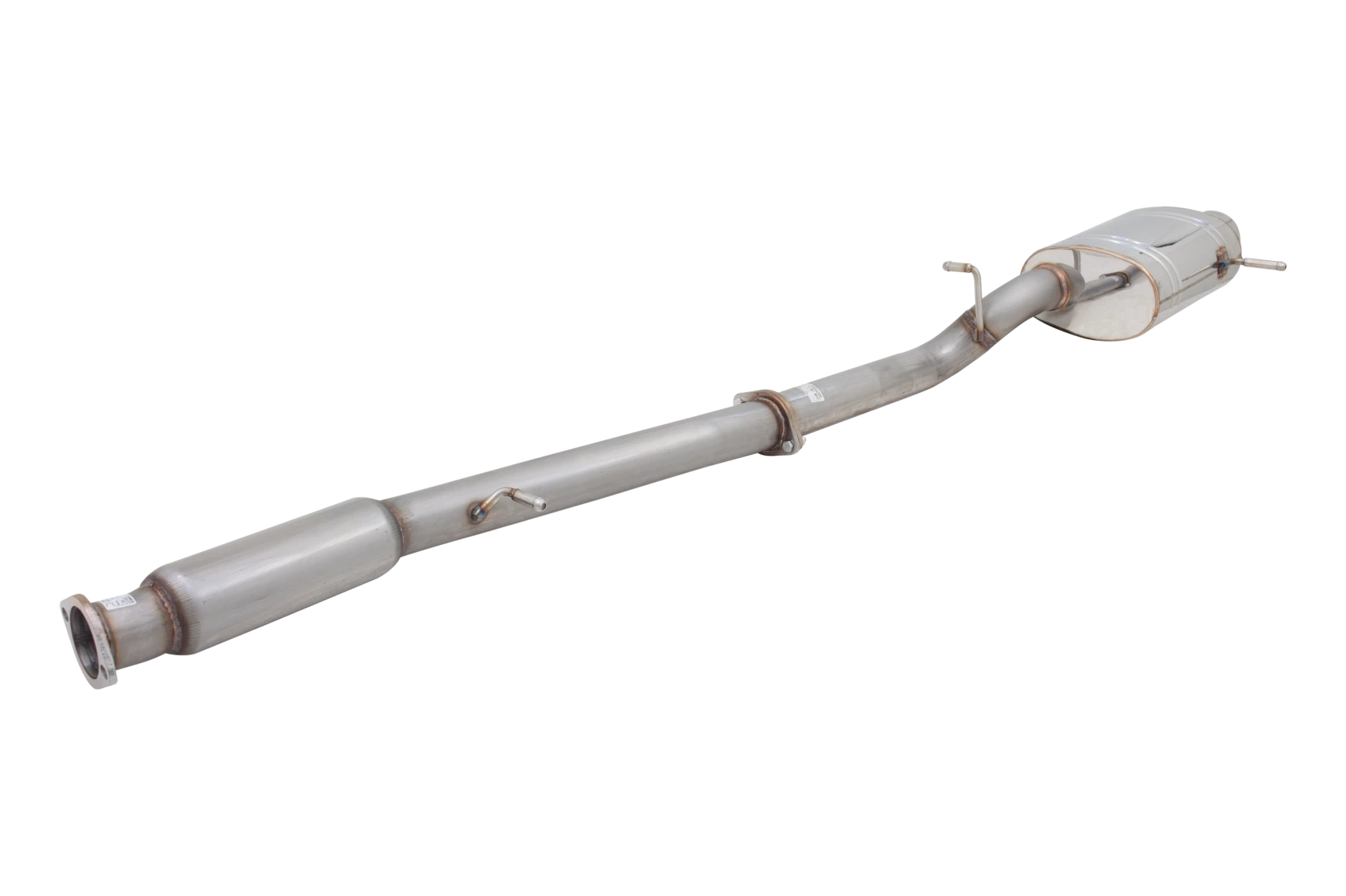 Subaru Impreza WRX (GC, GD, GG) - 1994 - 2007 - 3" Cat-Back System with Oval Single-Tip Muffler, 409 Raw Stainless Steel