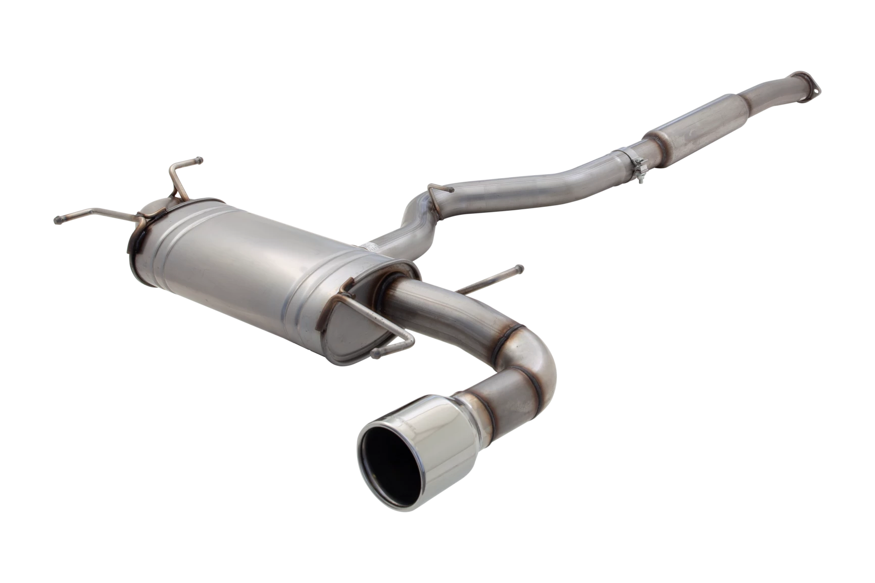 Subaru Impreza WRX (G3) Hatchback - 2007 - 2011 - 3" Cat-Back System, 409 Raw Stainless Steel