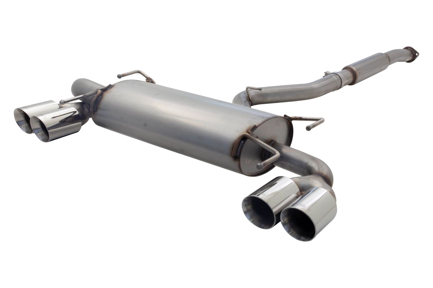 Subaru Impreza WRX STI (G3) - 2008 - 2014 - 3" Cat-Back System, 409 Raw Stainless Steel