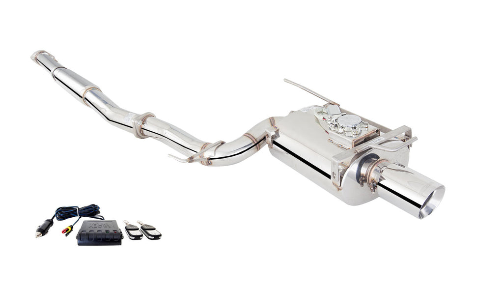 Mitsubishi Lancer Evolution 7, 8, 9 - 3" Turbo-Back System with Varex Muffler, 304 Stainless Steel