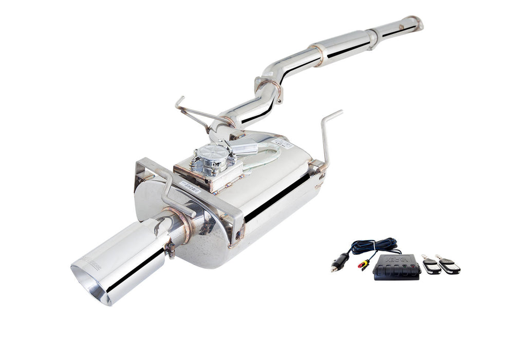 Mitsubishi Lancer Evolution 7, 8, 9 - 3" Turbo-Back System with Varex Muffler, 304 Stainless Steel