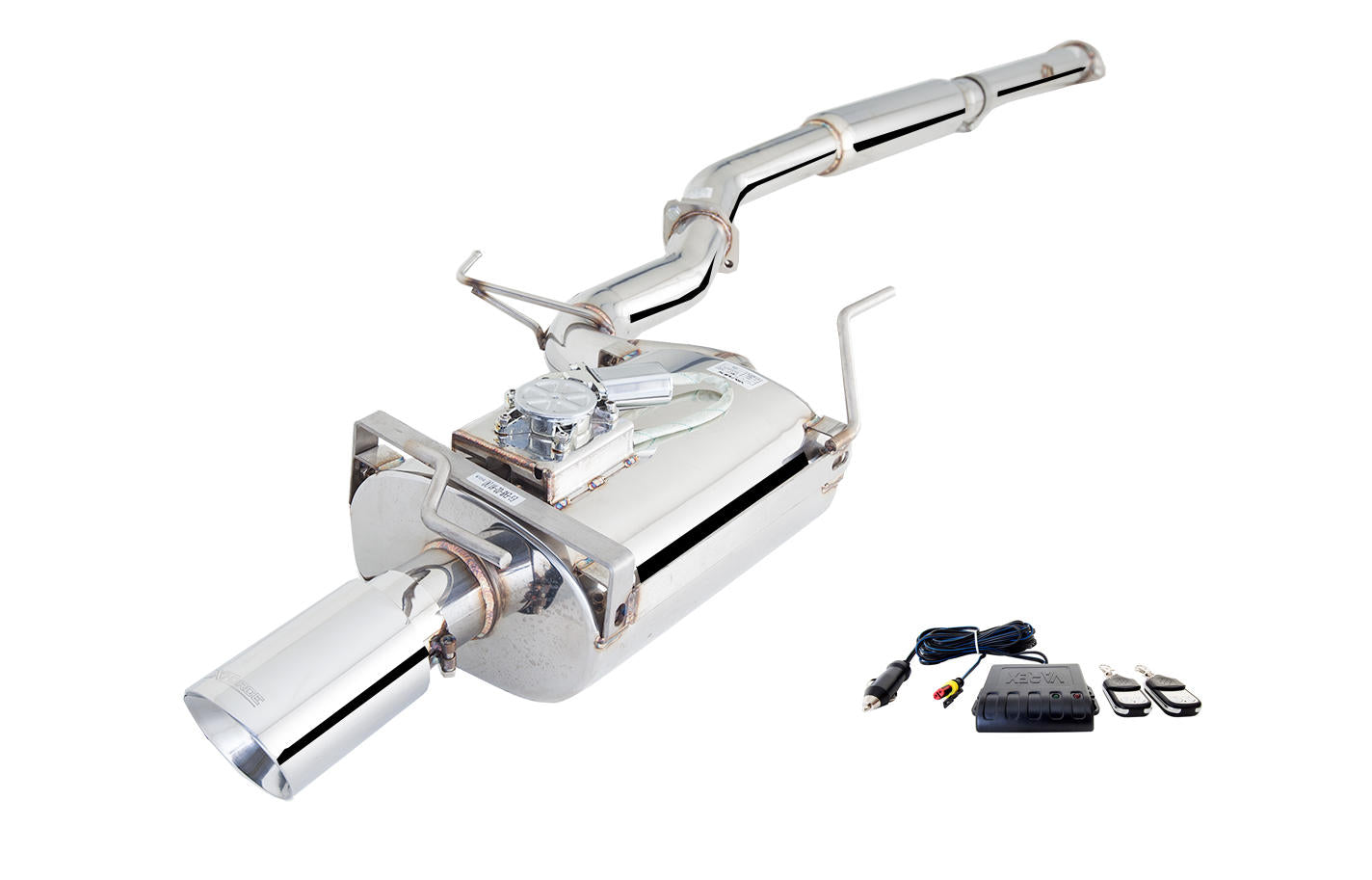 Mitsubishi Lancer Evolution 7, 8, 9 - 3" Turbo-Back System with Varex Muffler, 304 Stainless Steel