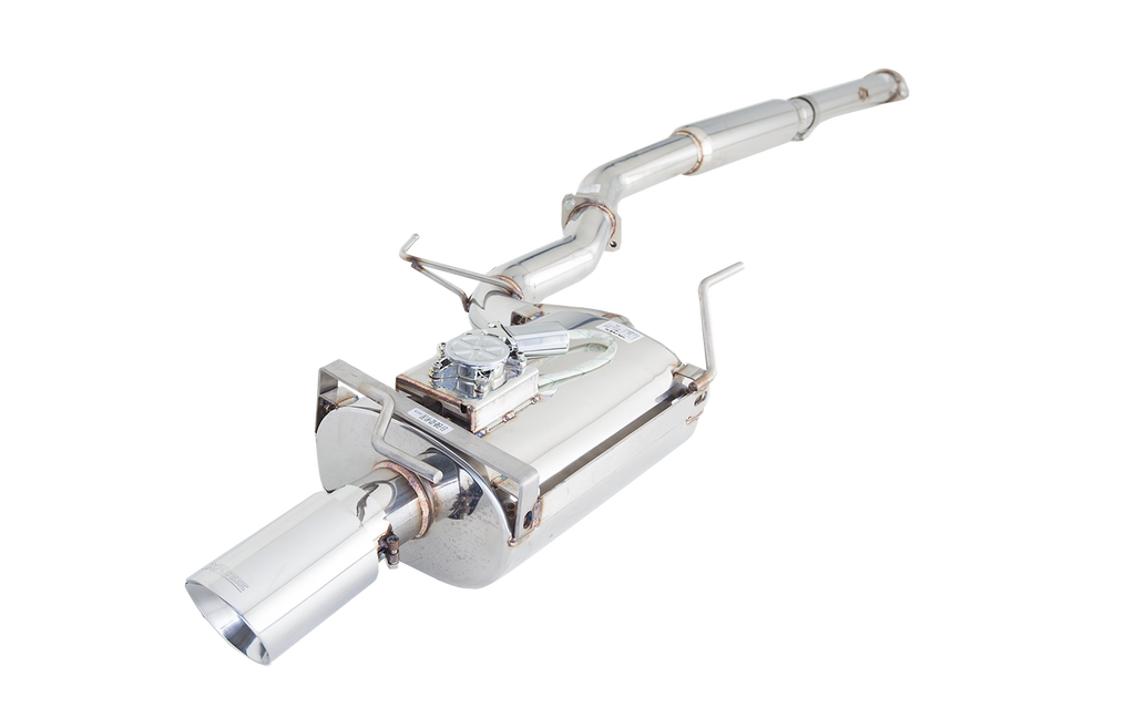 Mitsubishi Lancer Evolution 7, 8, 9 - 2001 - 2007 - 3" Cat-Back System with Varex Muffler, 304 Stainless Steel