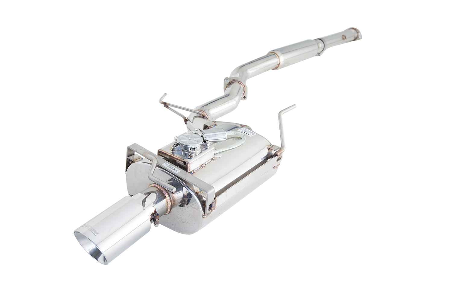 Mitsubishi Lancer Evolution 7, 8, 9 - 2001 - 2007 - 3" Cat-Back System with Varex Muffler, 304 Stainless Steel