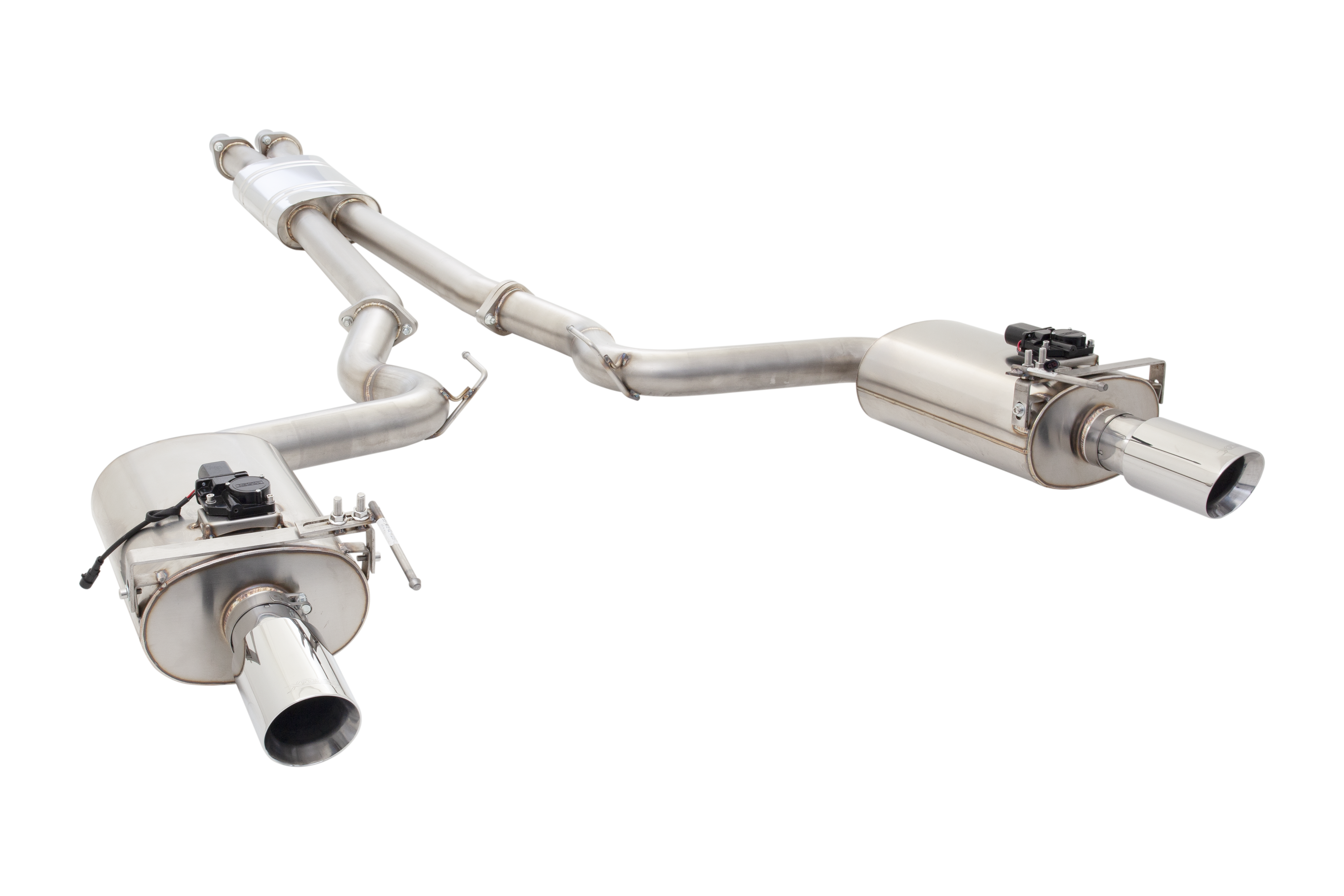 Ford Mustang GT Fastback (S550) - 2015 - 2017 - 3" Cat-Back System with Oval Varex Mufflers, 304 Stainless Steel