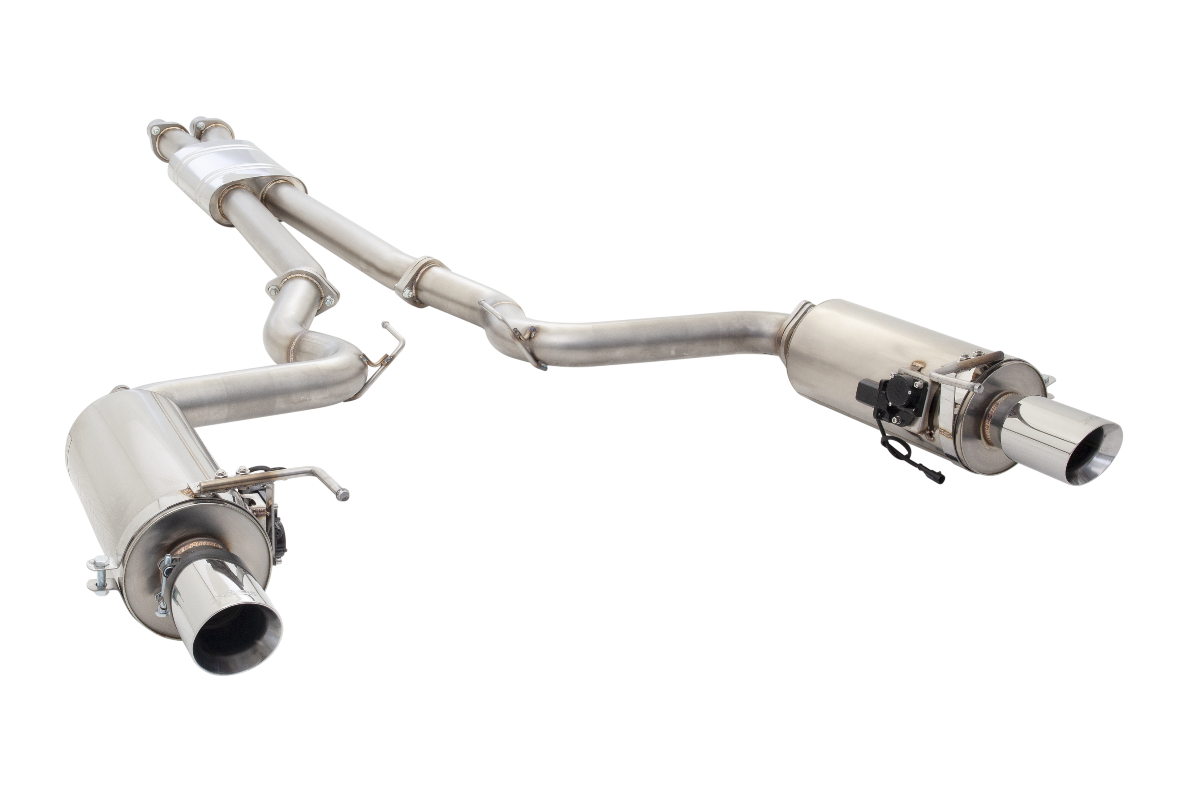 Ford Mustang GT Fastback (S550) - 2015 - 2017 - 3" Cat-Back System with Round Varex Mufflers, 304 Stainless Steel