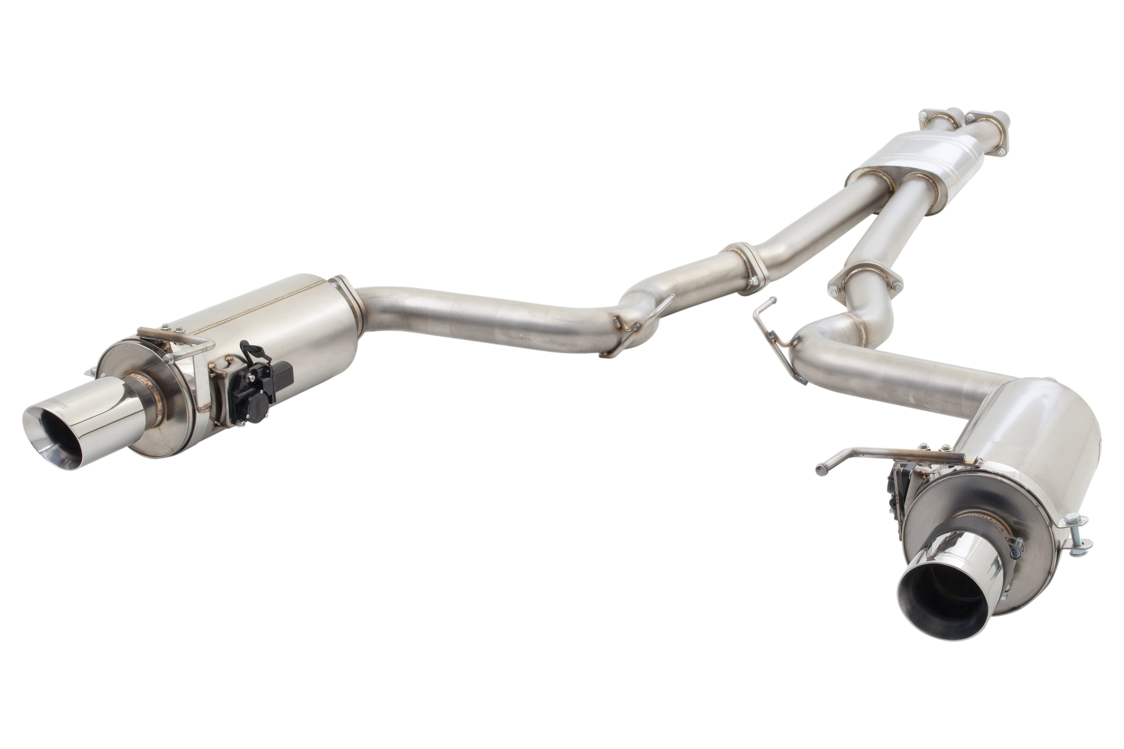 Ford Mustang GT Fastback (S550) - 2015 - 2017 - 3" Cat-Back System with Round Varex Mufflers, 304 Stainless Steel