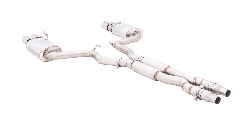 Ford Mustang GT (S550 FN) - 2018 - 2012 - 3" Cat-Back System with Oval Mufflers, 304 Stainless Steel