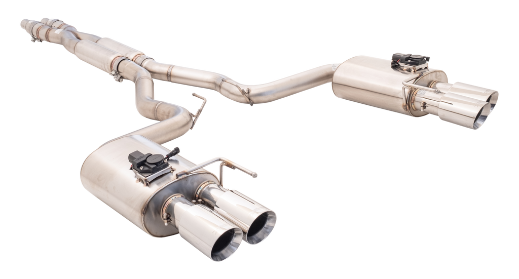 Ford Mustang GT Fastback - 2018 - 3" Cat-Back Exhaust with Oval Varex Mufflers, 304 Stainless Steel