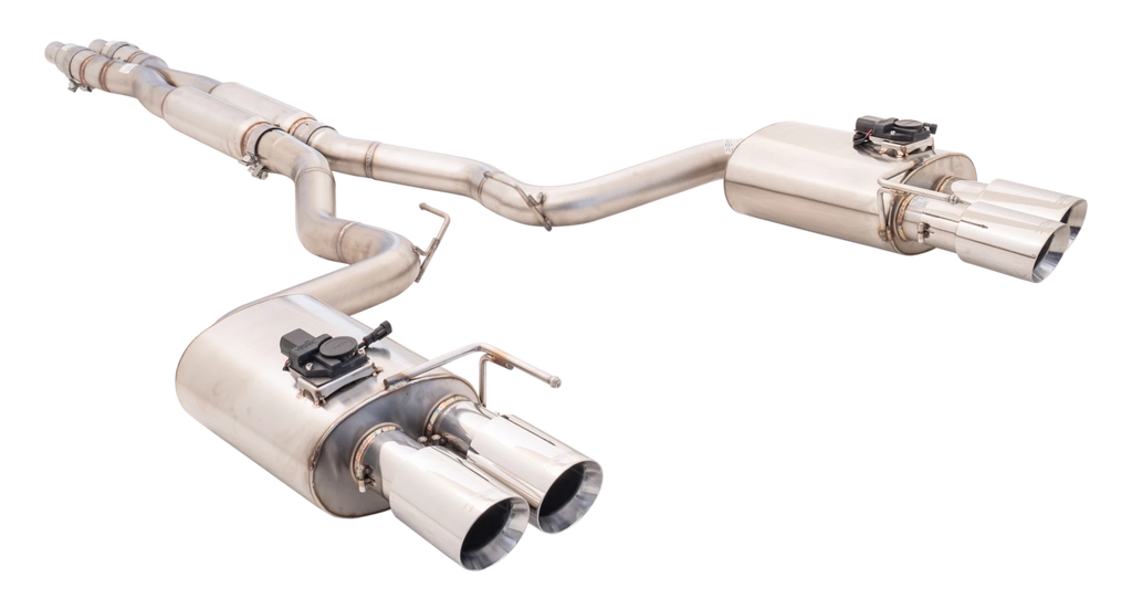 Ford Mustang FN Ecoboost - 2.5" Cat-Back System with Oval Varex Mufflers, 304 Stainless Steel