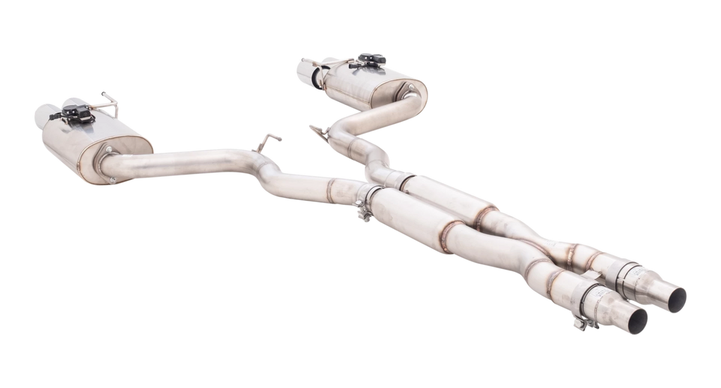 Ford Mustang FN Ecoboost - 2.5" Cat-Back System with Oval Varex Mufflers, 304 Stainless Steel