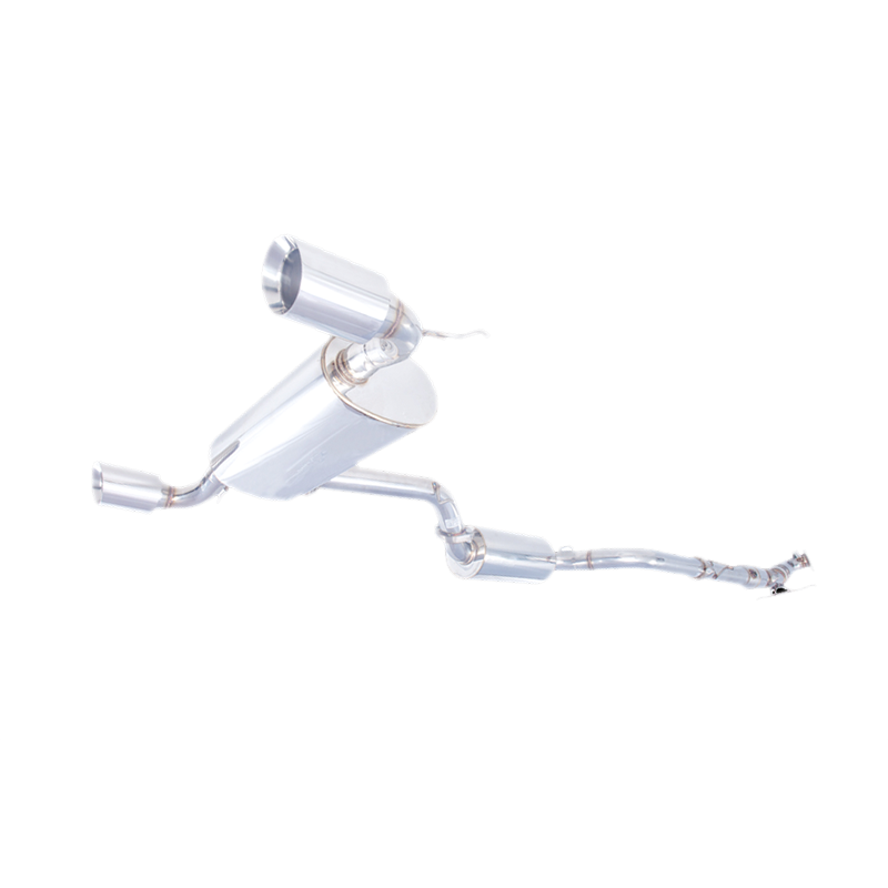 Ford Focus ST - 2006 - 2011 - 3" Cat-Back System, 409 Raw Stainless Steel