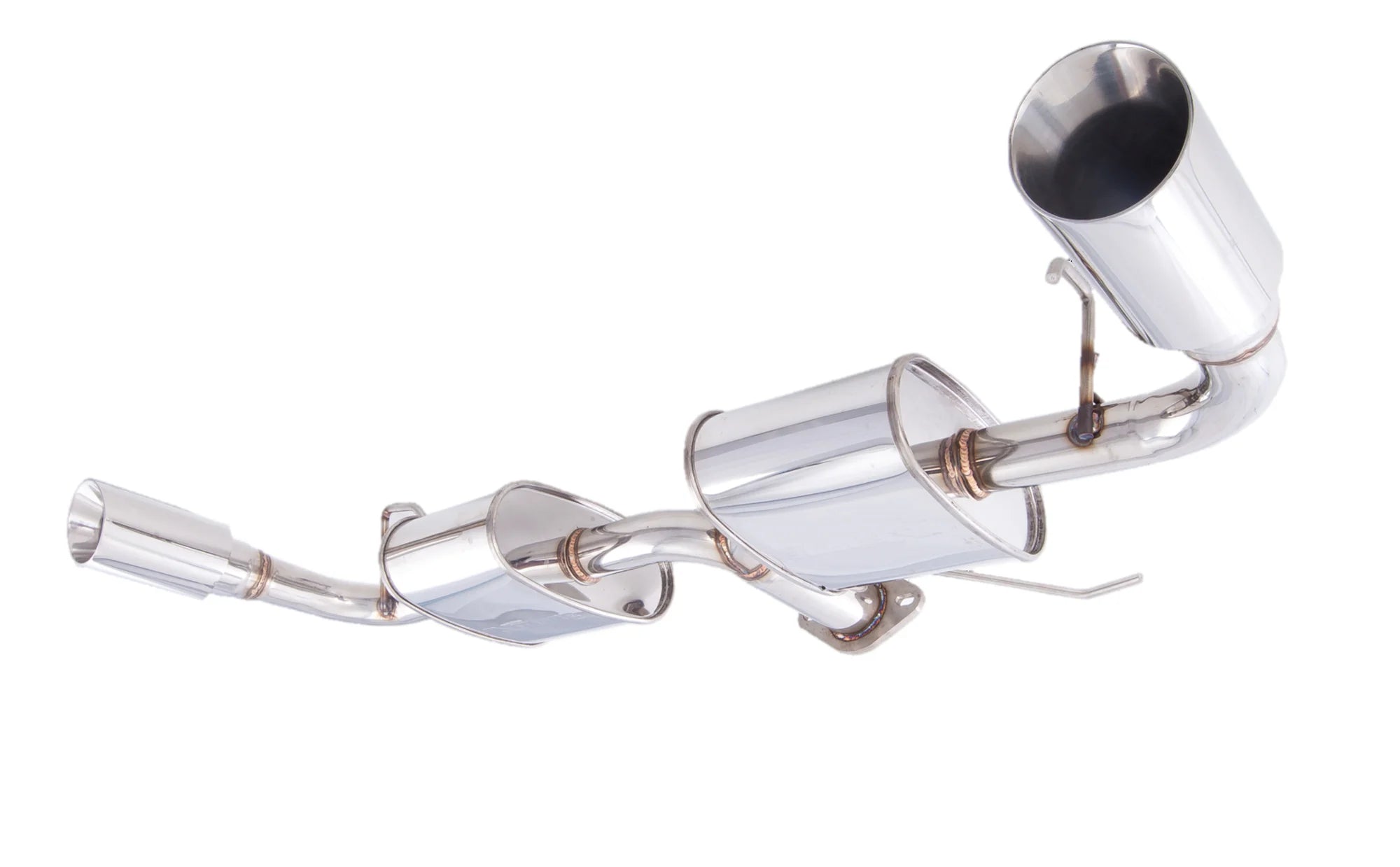 Mitsubishi Lancer (CJ) - 2007 - 2016 - 2.5" Axle-Back System, 304 Stainless Steel