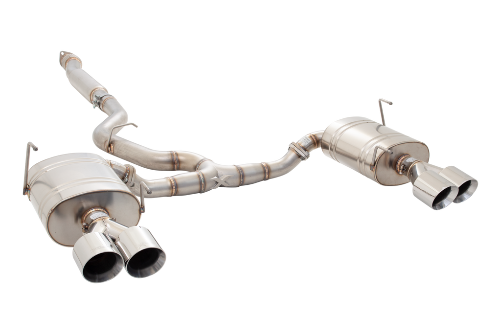 Subaru WRX STI (G3) - 2011 - 2017 - 3" Cat-Back System with Oval Mufflers (STREET SYSTEM), 304 Stainless Steel